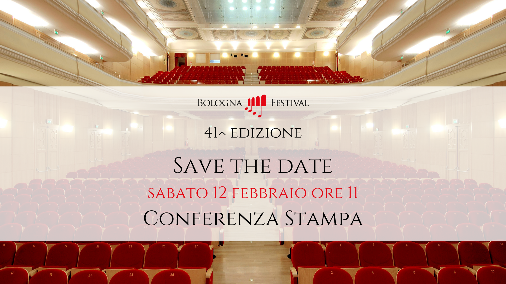 Save the date conferenza stampa