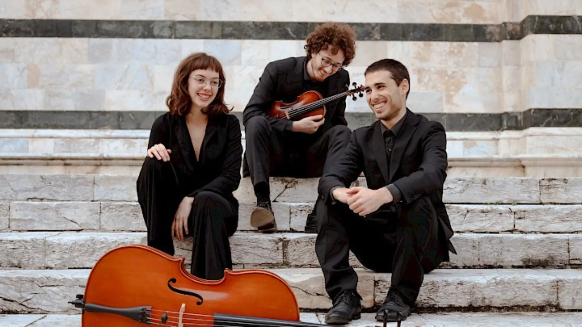 Il Trio Rinaldo con gli strumenti